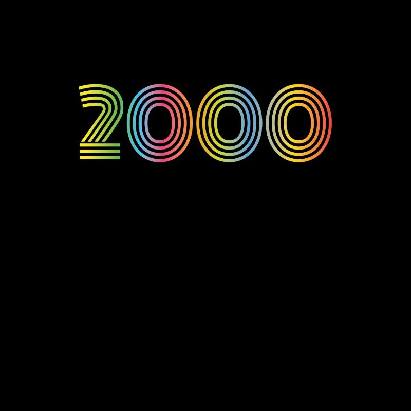 2000 Geburtstag Funky Year