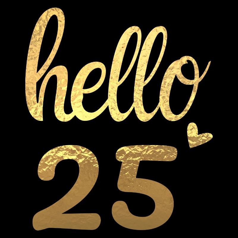 Hello 25 doré