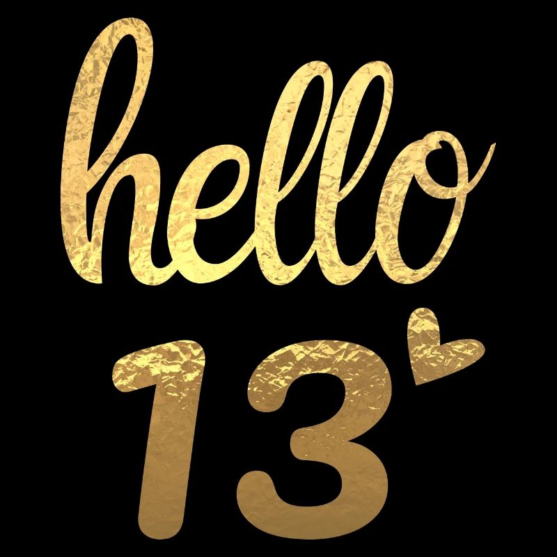 Hello 13 doré