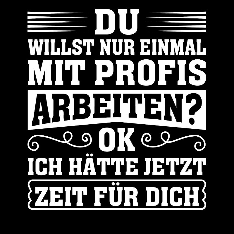 Einmal mit Profis war gestern einmal ohne Idioten