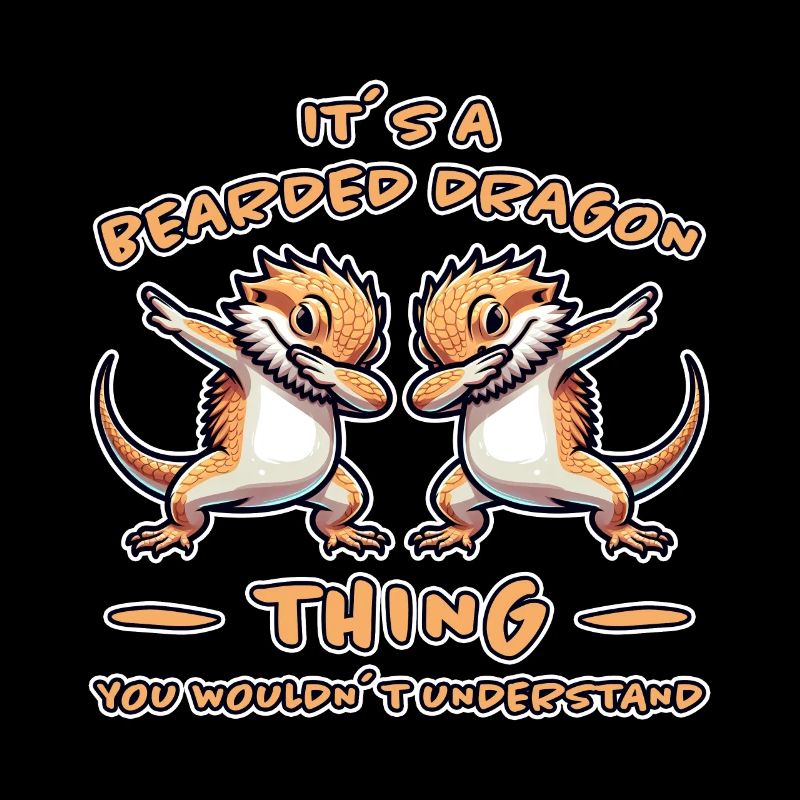 Dabbing Bartagamen Spruch Witz Bartagamen Geschenk