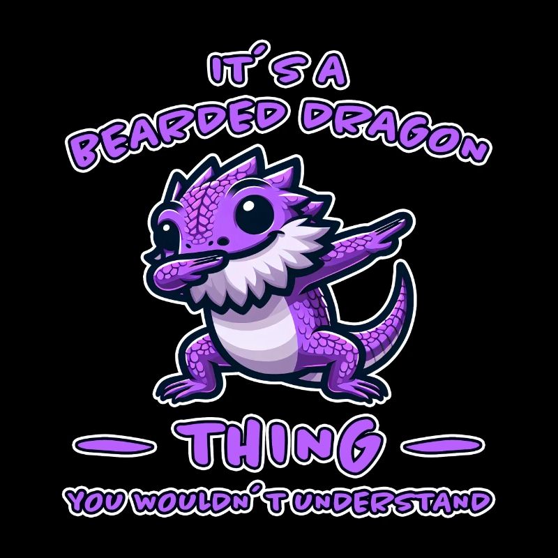 Dabbing Bartagamen Spruch Witz Bartagamen Geschenk