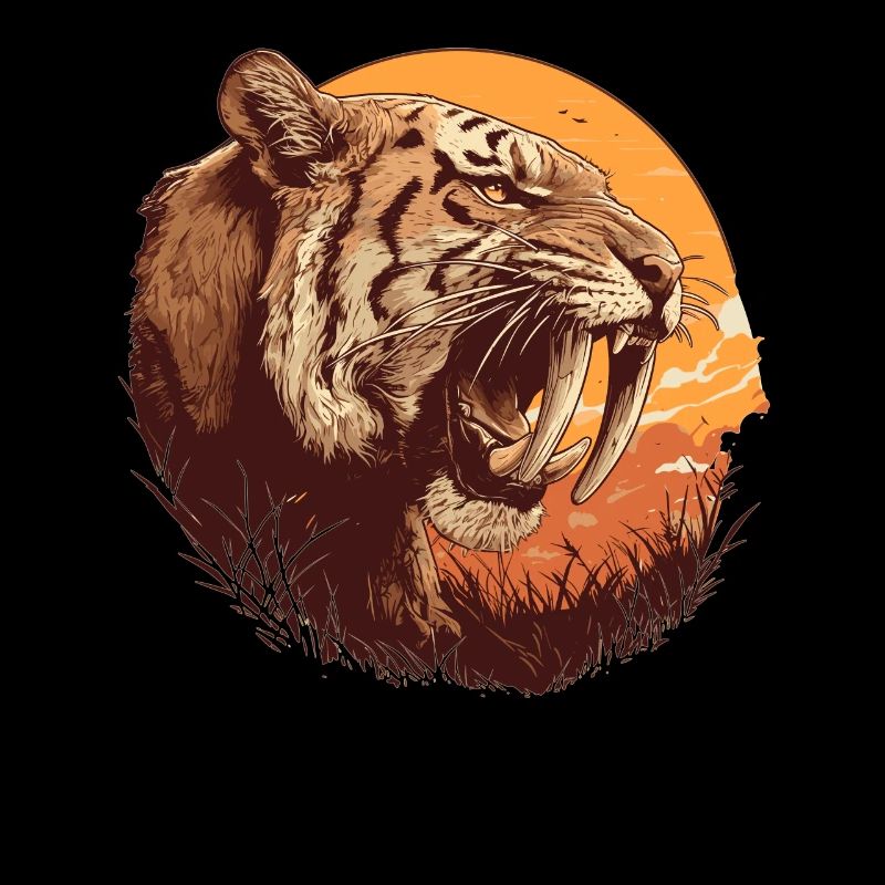 Saber-Toothed Tiger Sabertooth Tiger