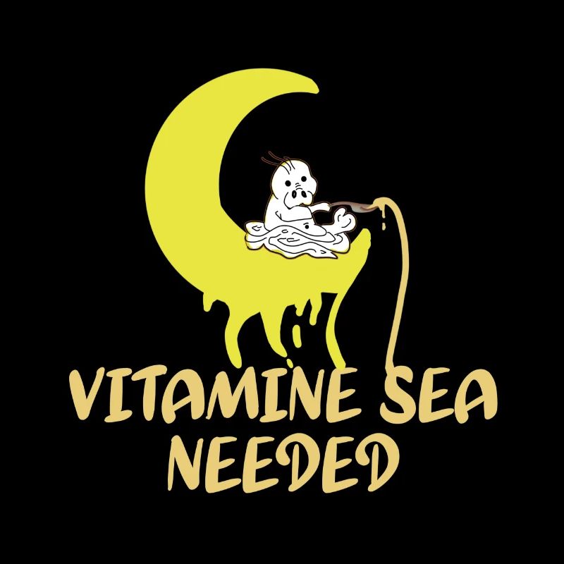 Vitamines Océan Utilisé Drôle