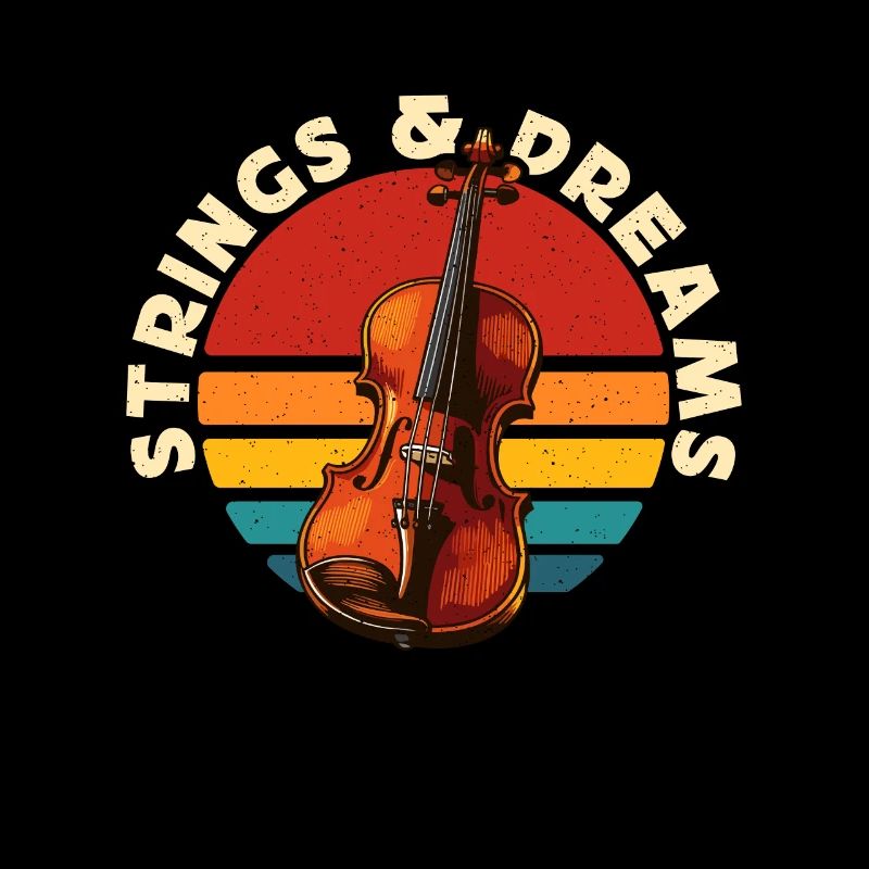 Fiddle Strings & Dreams Musical Instrument Lover