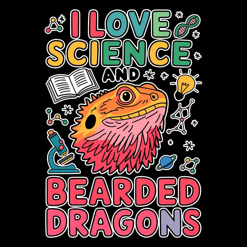 Bartagame Wissenschaft Student Bartagamen Geschenk