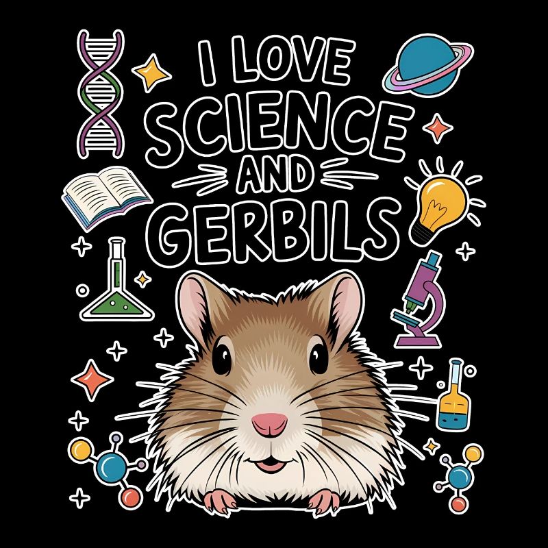 Gerbil Science Student Fun Gerbil Gift
