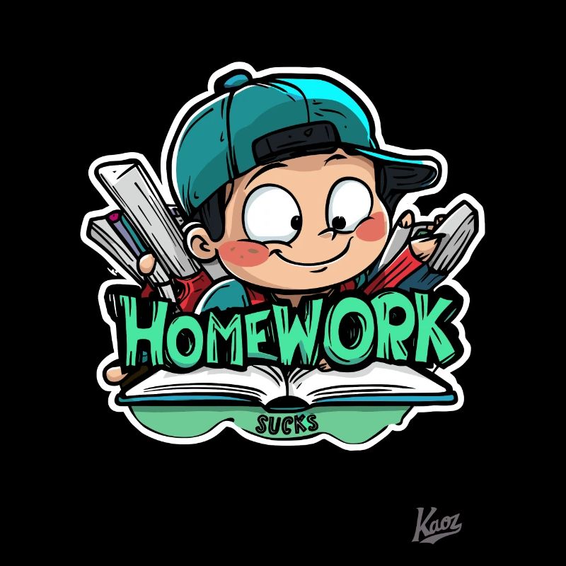 Écolier - Les devoirs sont stupides