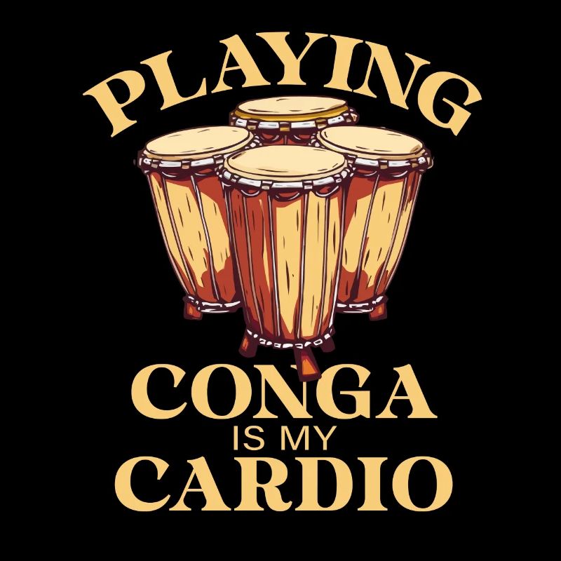 Jouer à la conga est mon cardio - Sunset et