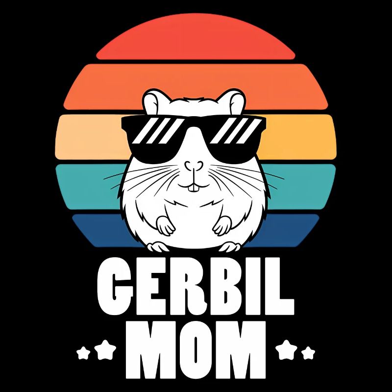 Gerbil Saying Gerbil Mom Funny Gerbil Gift