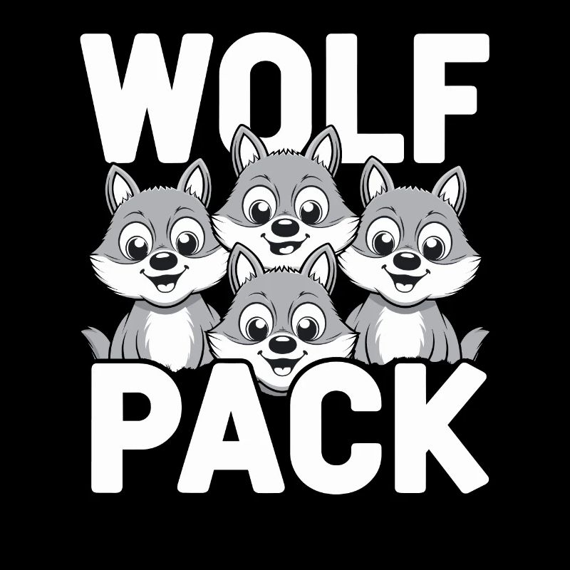 Wolf Group Design Meute de loups