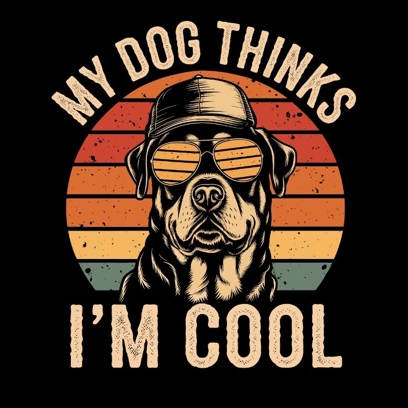 Rottweiler My dog thinks I'm cool