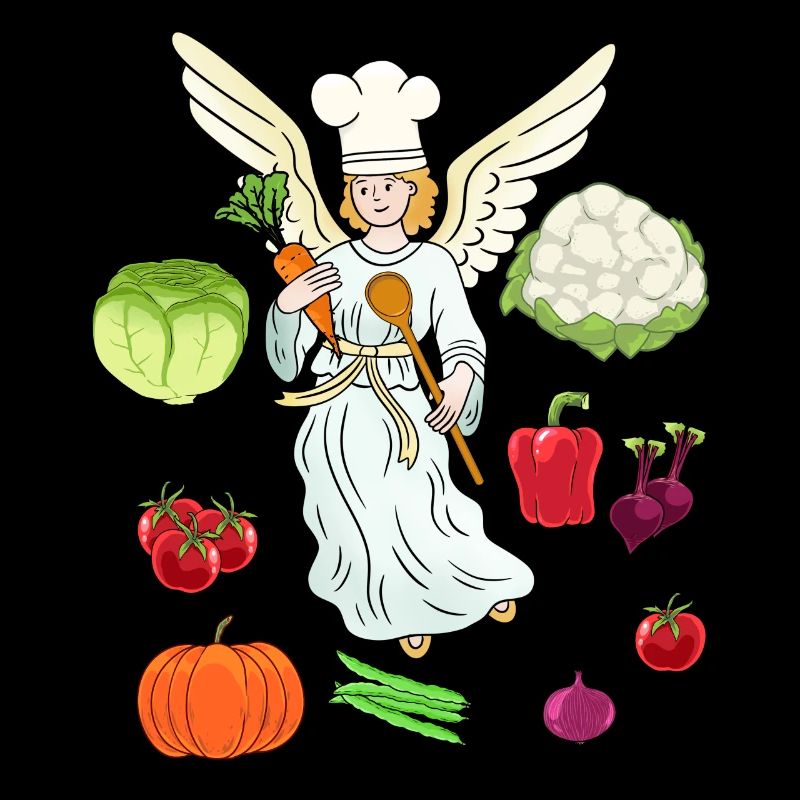 Engel himmlisch kochen Gemüse Kochkunst Köche