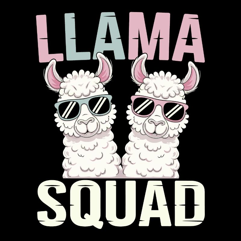 Llama Group Design Lama Squad
