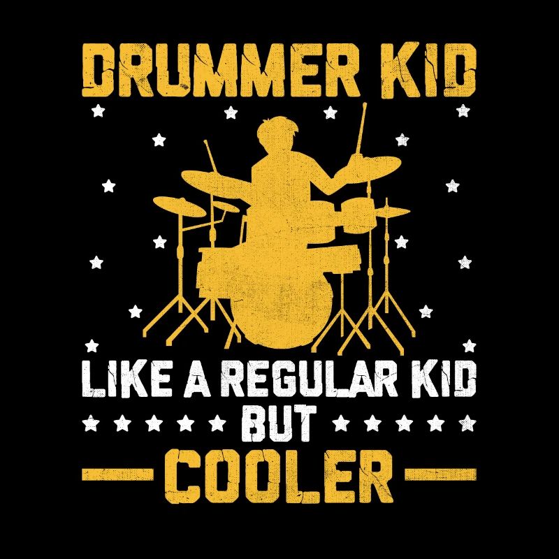 Drummer Kid comme un enfant normal mais plus cool Drum Dru