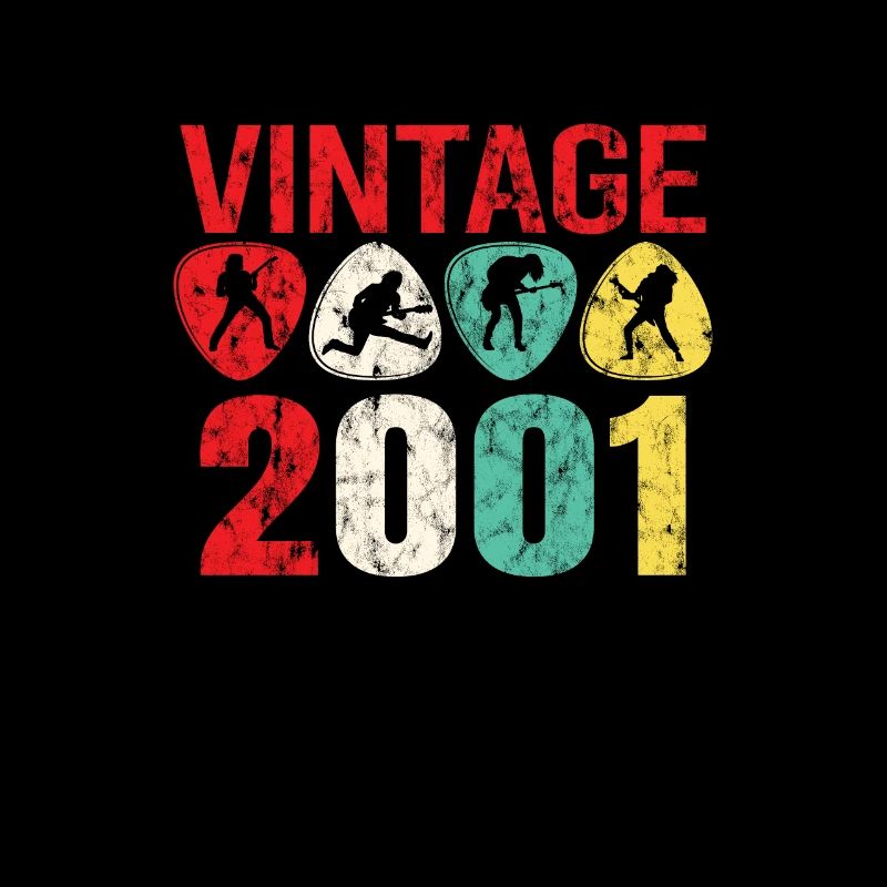 2001 Birthday Rock n Roll Vintage