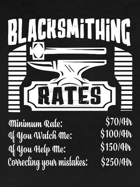 Blacksmith Blacksmithing Rates
