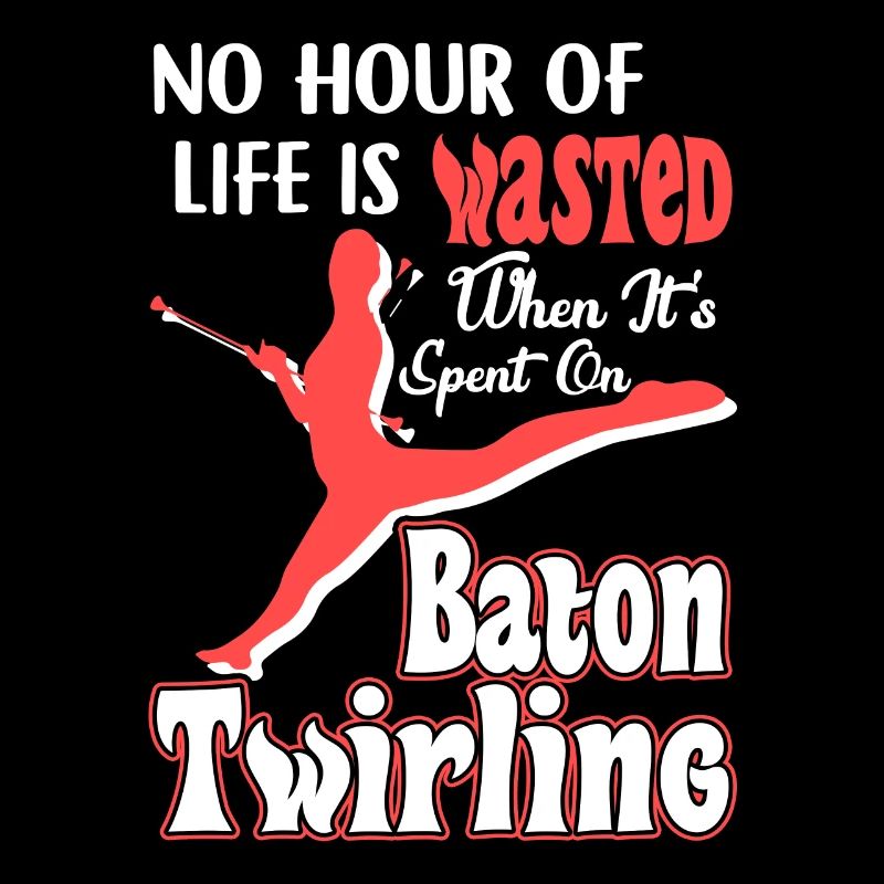 Baton Twirling Spent Time One Baton Twirling