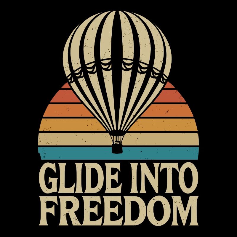 Montgolfière Message inspirant Glide In
