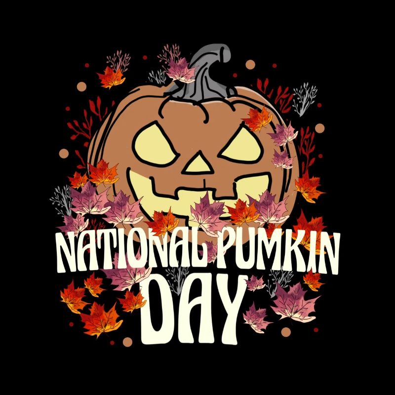 National Pumpkin Day Brown Pumpkin October 26