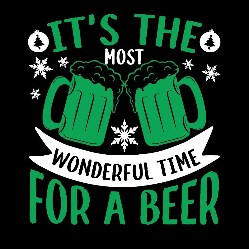 Christmas Wonderful Time For A Beer