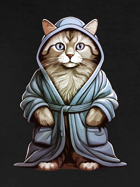 CAT BATHROBE