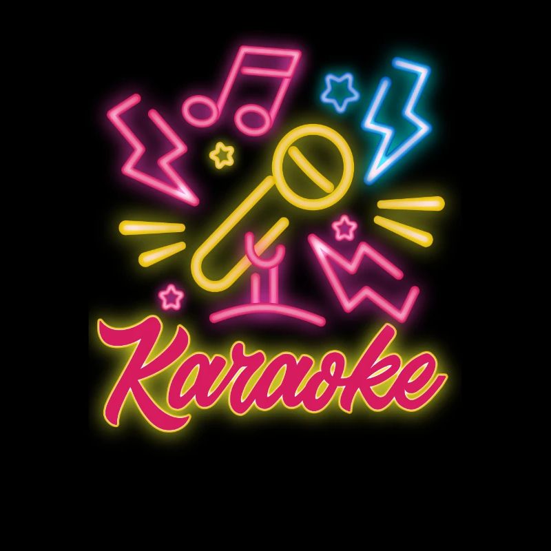 Karaoké Microphone Notes de Musique Flash