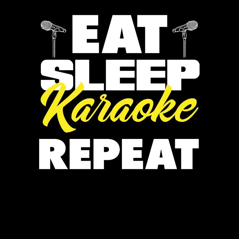 Eat Sleep Karaoke Repeat Fun for Karaoke Fans