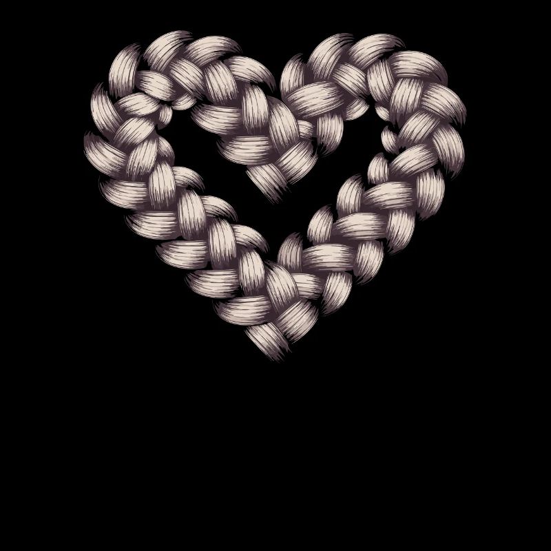 Cable Knit Heart Cable Knit Frame