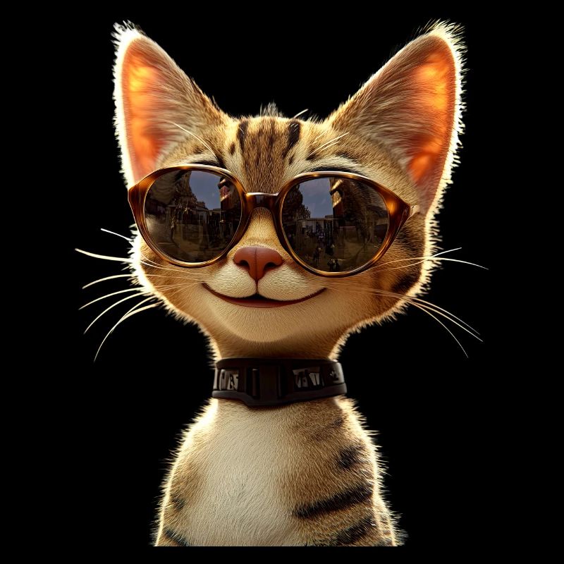 Savannah Chat Chat Maman Mignon Serval Léopard Chats