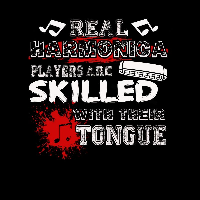 Real Harmonica Players Are Skilled With Tongue