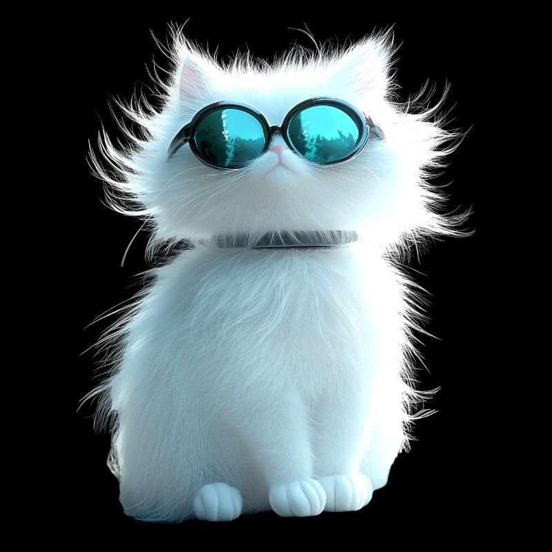 Chat Angora Blanc Chat Angora Chats Angora Mignons