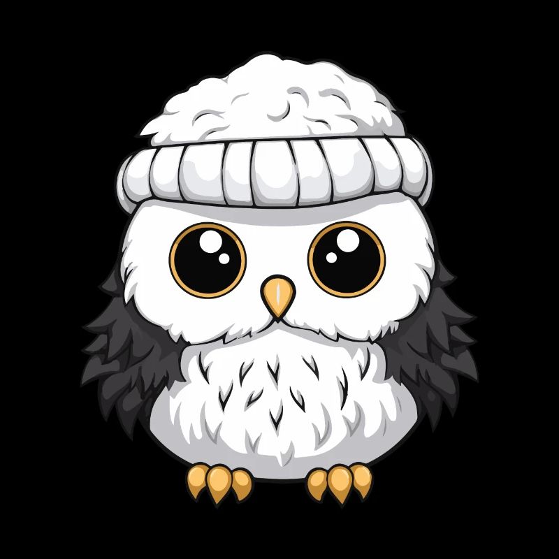 Eule Winter Tier Baby Comic