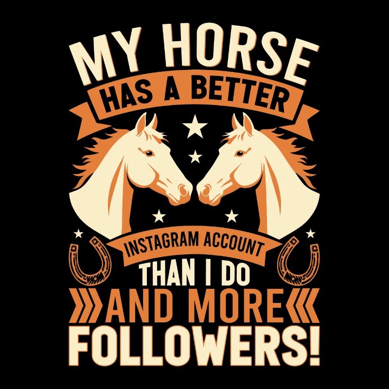 Mon cheval a un meilleur compte Instagram que moi