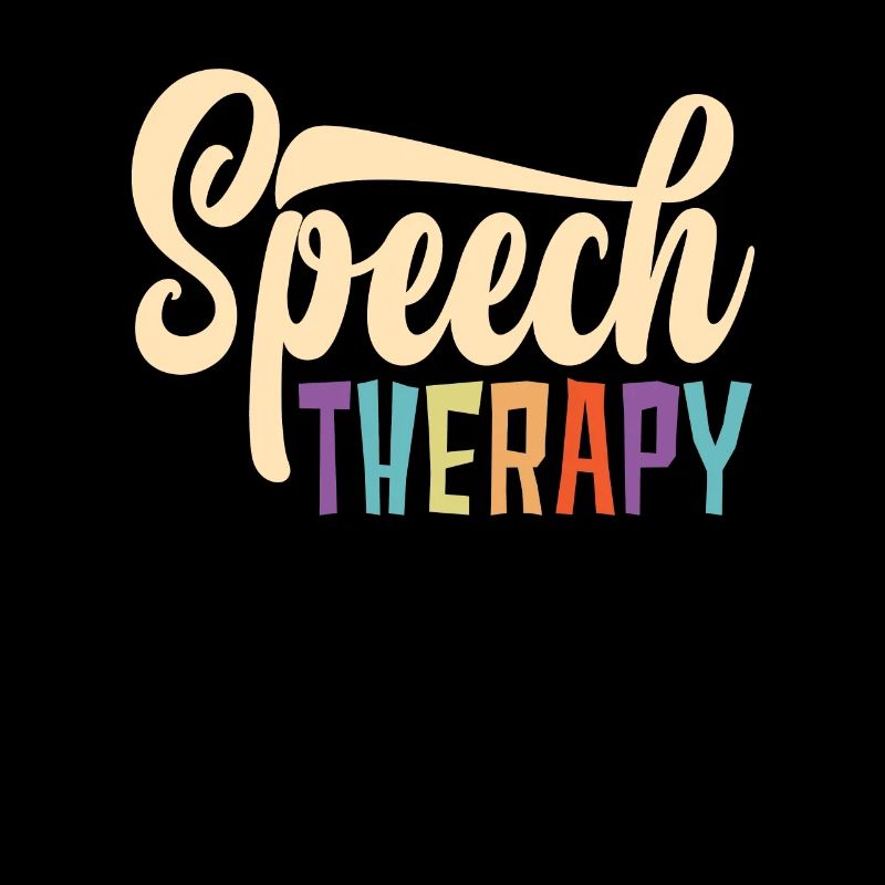 Speech Therapy Colorful Letters