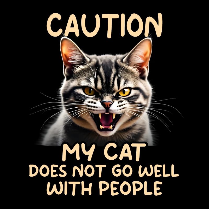 Drôle de chat Chat Propriétaire Chat de compagnie