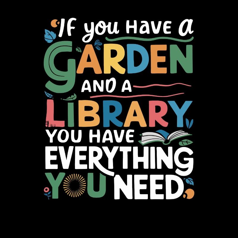 Garden and library – everything you need