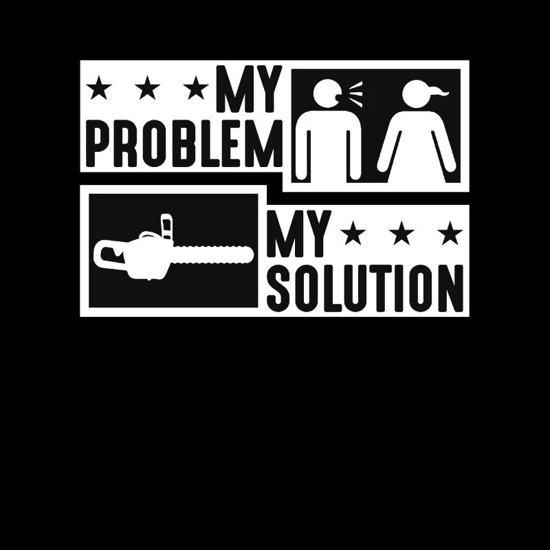 Tree Surgeon My Problem My Solution Pictogram Mom