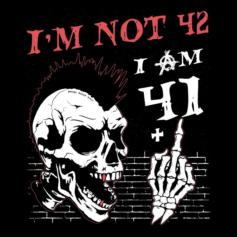 Ich bin 41 plus Mittelfinger - 42. Geburtstag