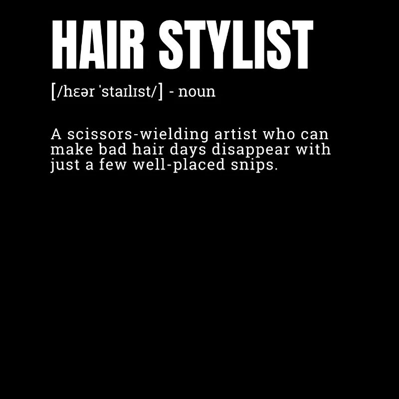 Drôle Coiffeur Définition T-shirts graphiques