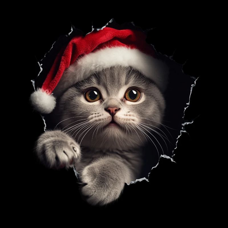 Chat Propriétaire Chats Noël Noël Chat