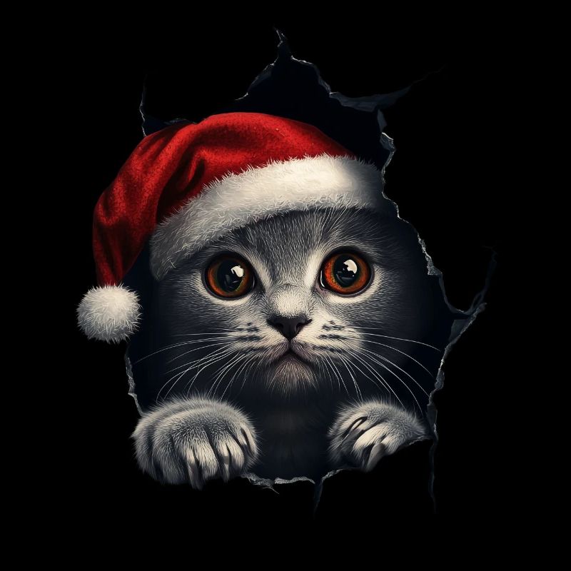 Chat Propriétaire Chats Noël Noël Chat