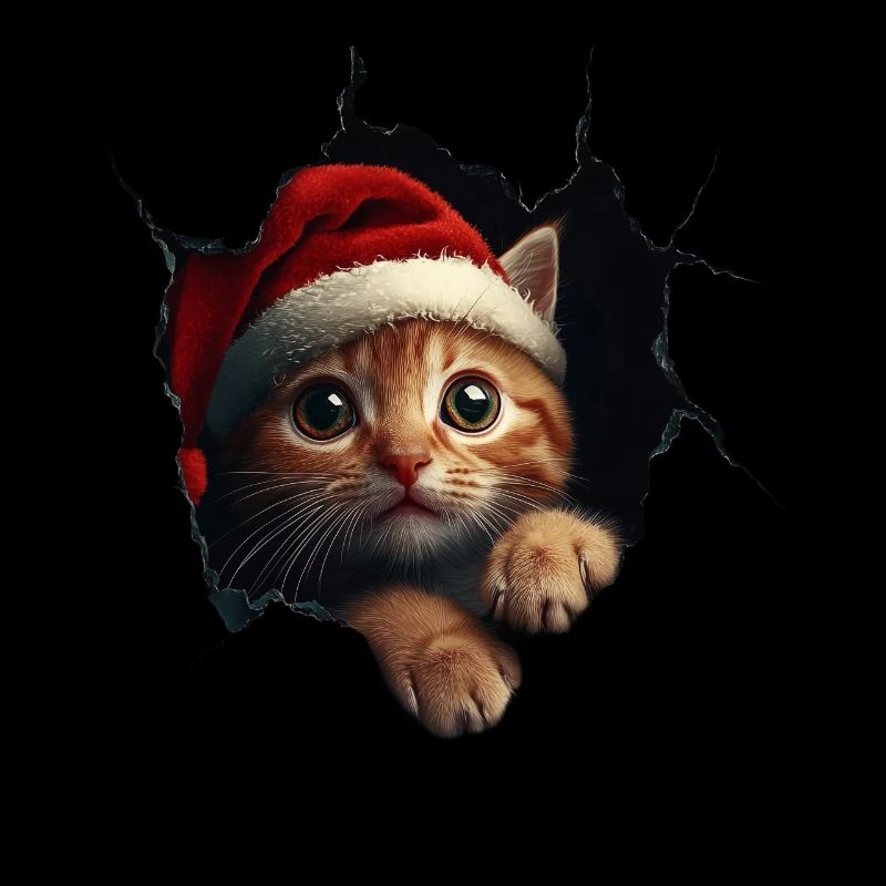 Chat Propriétaire Chats Noël Noël Chat
