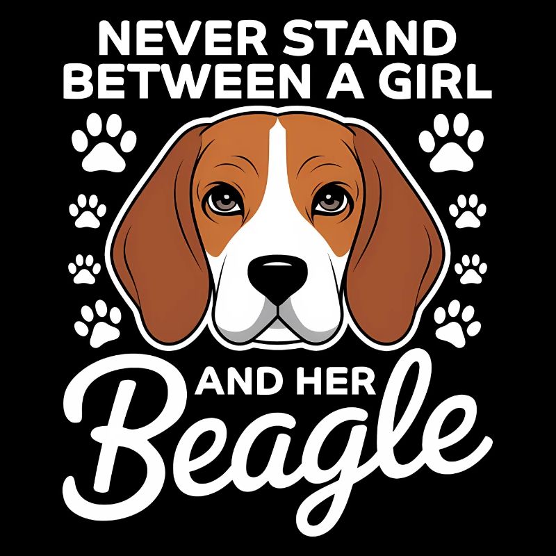 Beagle Mädchen Hunde Lustiges Beagle Geschenk