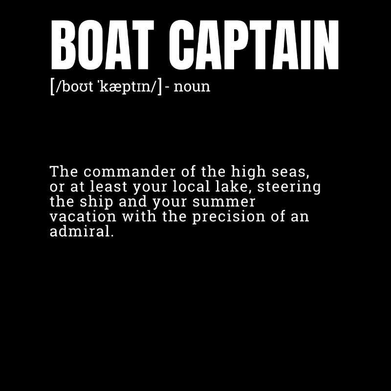 Définition de capitaine de bateau Commandant de haute mer