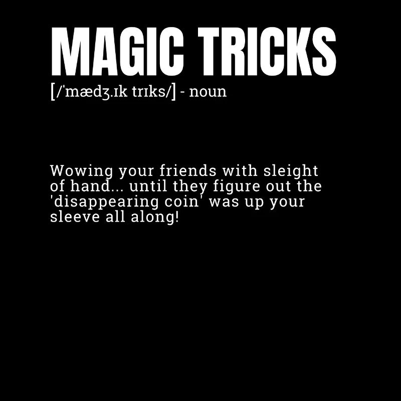 Magic Tricks Indoor Hobbies Definition