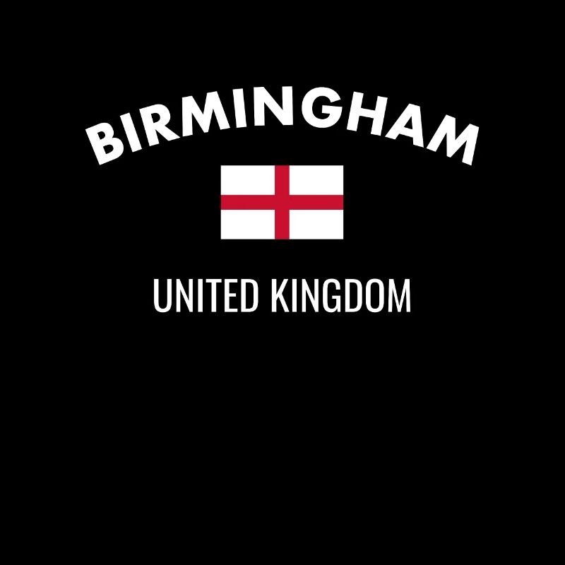 Birmingham Angleterre Drapeau anglais Anglais