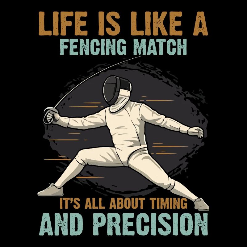 La vie, c’est comme un match d’escrime : tout est une question de temps
