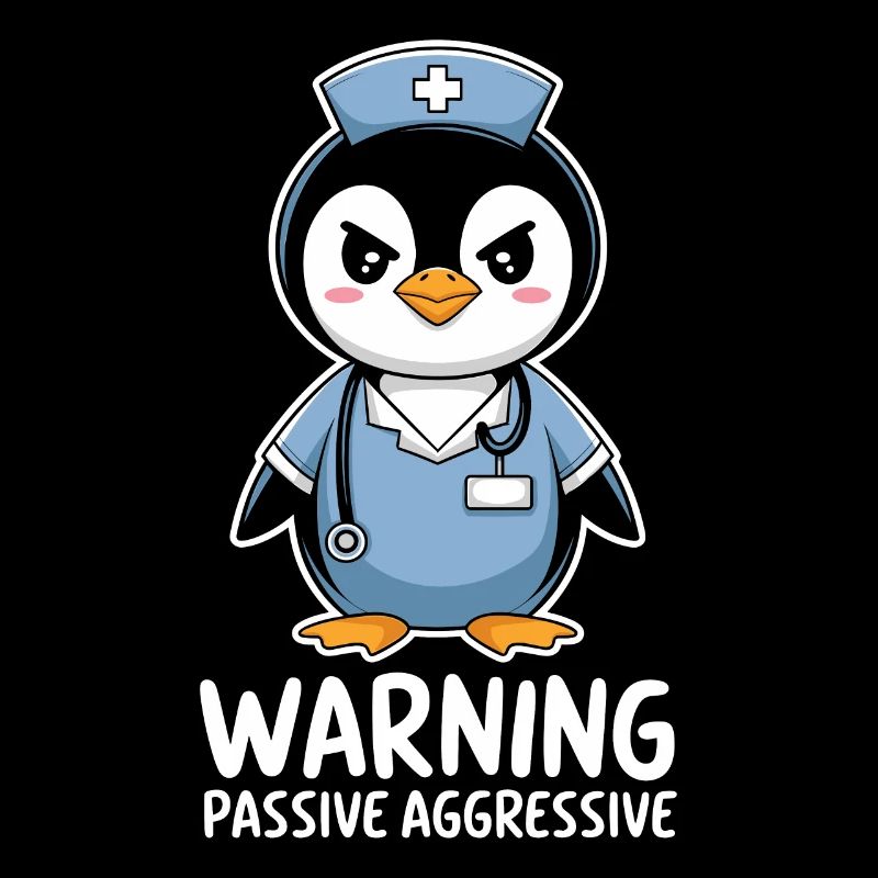 Warning Passive Aggressive Penguin
