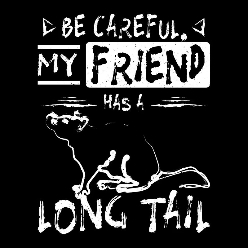 Drôle de rat de compagnie, fais attention mon ami a une longue queue